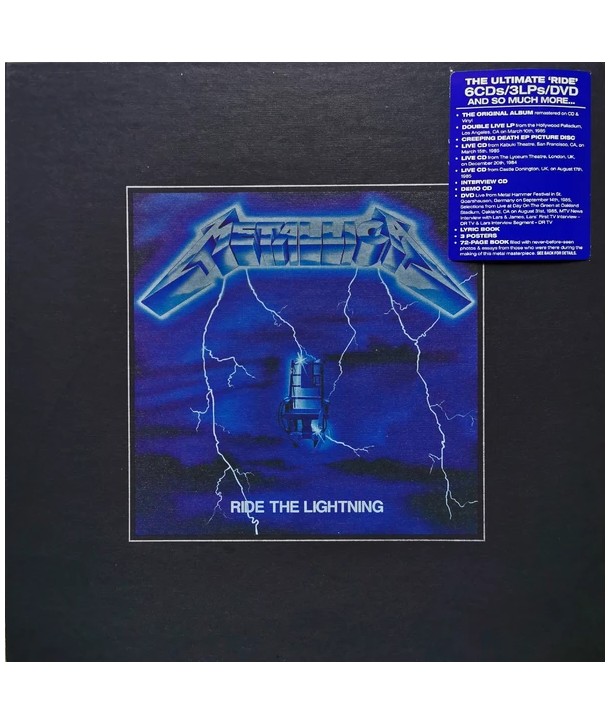 Metallica – Ride The Lightning (BOX - 2LP- 12"-5CD-DVD)