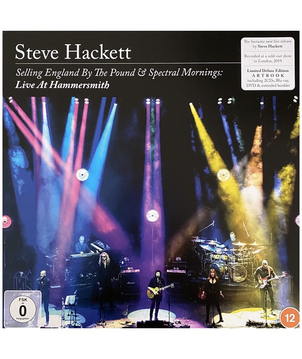 Steve Hackett – Selling England By The Pound & Spectral Mornings: Live At Hammersmith (2CD-DVD-BLURAY)