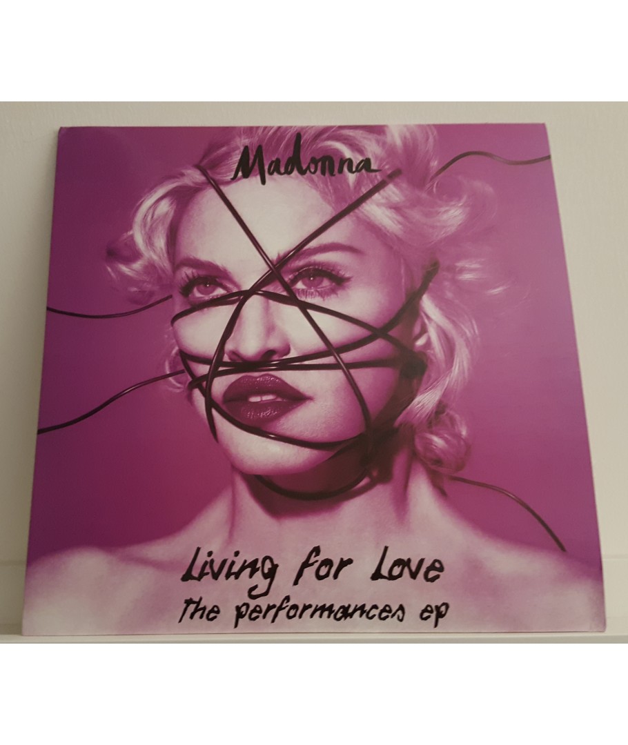 Madonna Living For Love The Performances EP 2LP Vinyl Limited Clear 12  Record