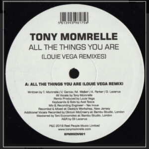 All the Things You Are (10”) - Tony Momrelle