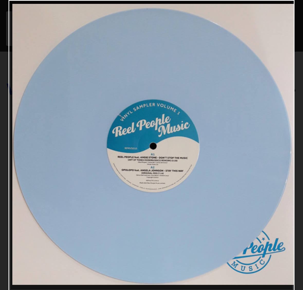 Reel People Music Vinyl Sampler Volume 1 (12″ Col.) – Reel People Music Vinyl Sampler Volume 1