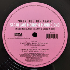 Back Together Again (12”) - Sarah Jane Morris & Mario Biondi